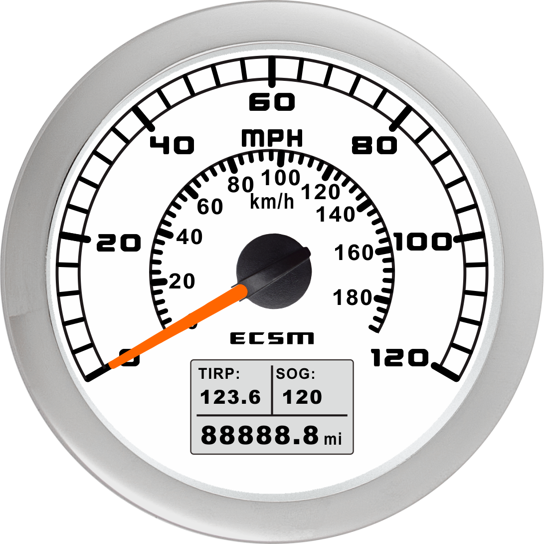 ECT-120MPH GPS速度表