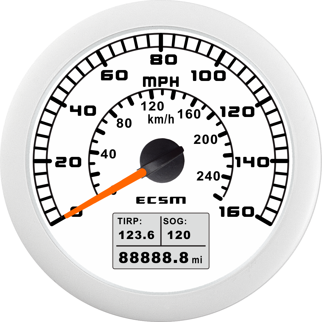 ECT-GPS speedometer 160MPH