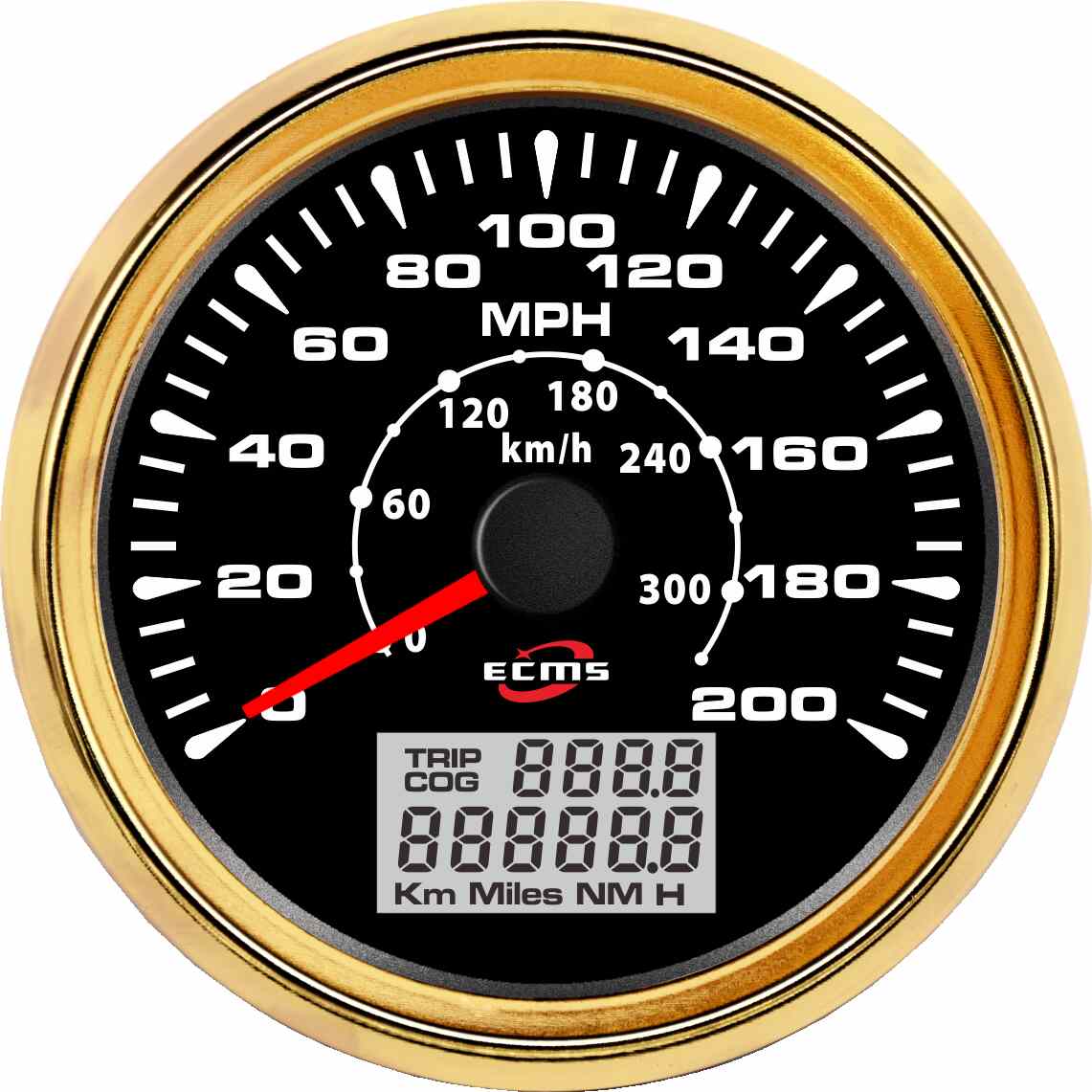 ECH-GPS speedometer 200MPH