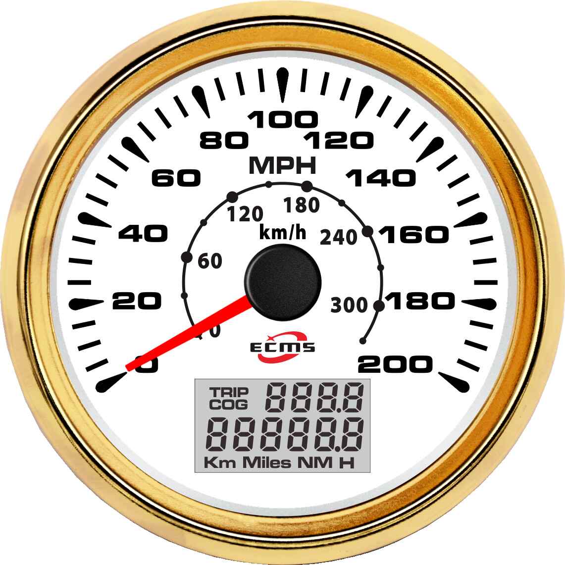 ECH-GPS speedometer 200MPH