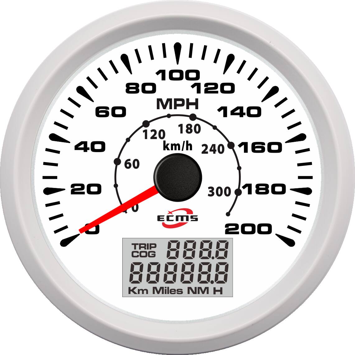 ECH-GPS speedometer 200MPH