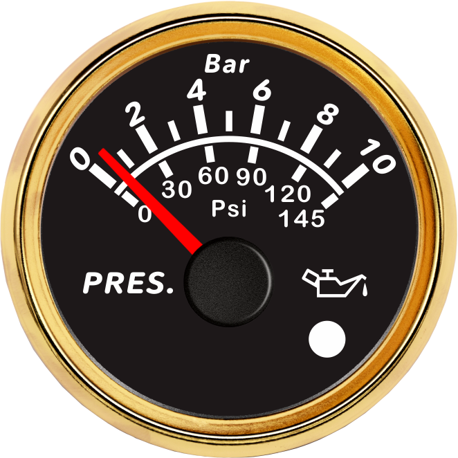 ECPC/ECPS-Pressure gauge  10Bar(with low level alarm light)