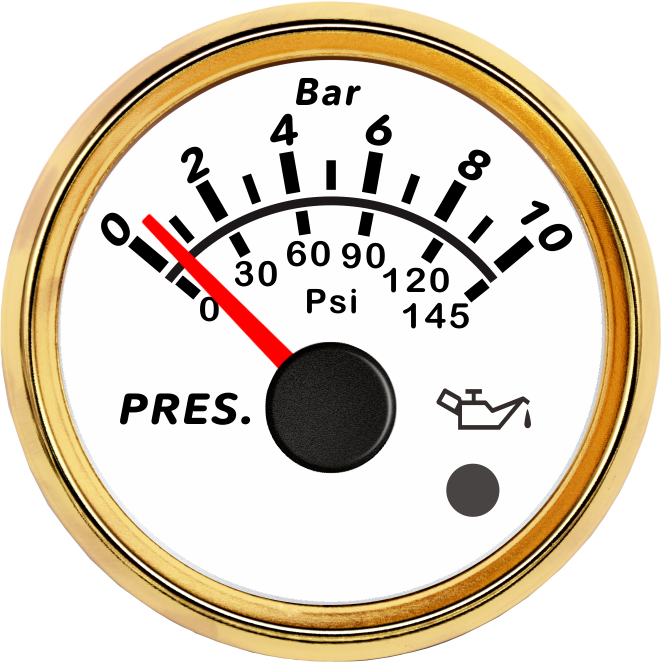 ECPC/ECPS-Pressure gauge  10Bar(with low level alarm light)