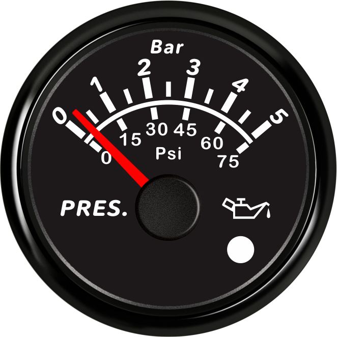 ECPC/ECPS-Pressure gauge  5Bar (with low level alarm light)