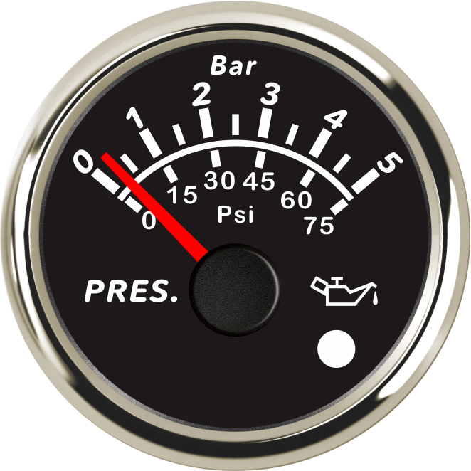 ECPC/ECPS-Pressure gauge  5Bar (with low level alarm light)