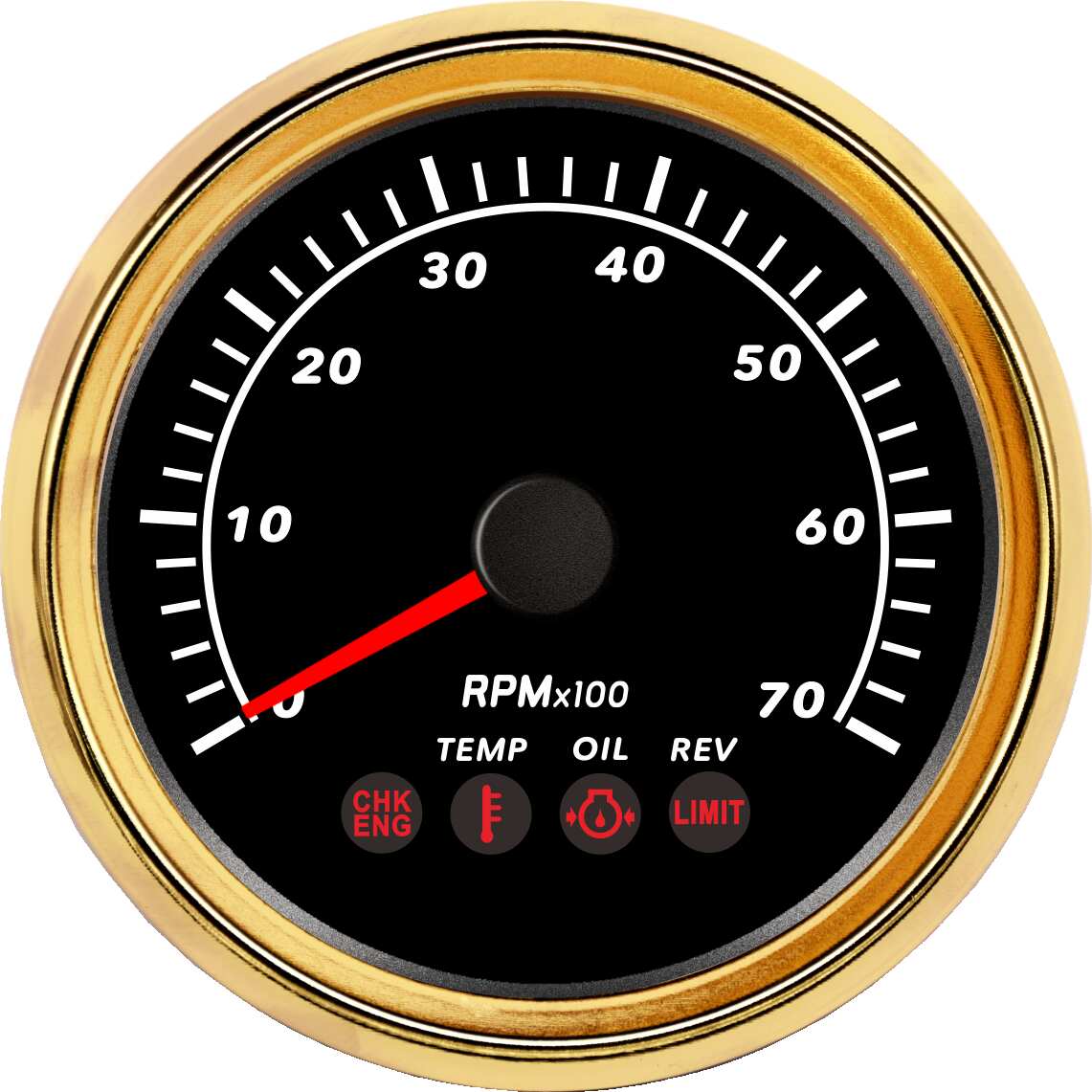 ECPC/ECPS-Tachometer 7000RPM(with 4 alarm light)