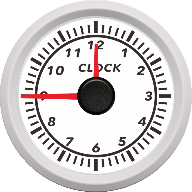 ECPC/ECPS-Clock gauge