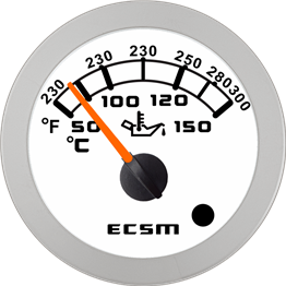 ECT-Oil temperature gauge(with high temperature alarm light)