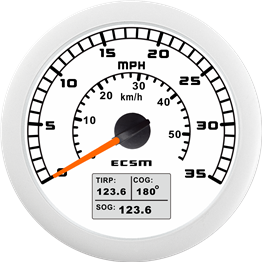 ECT-35MPH GPS速度表