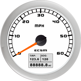 ECT-GPS speedometer 60MPH